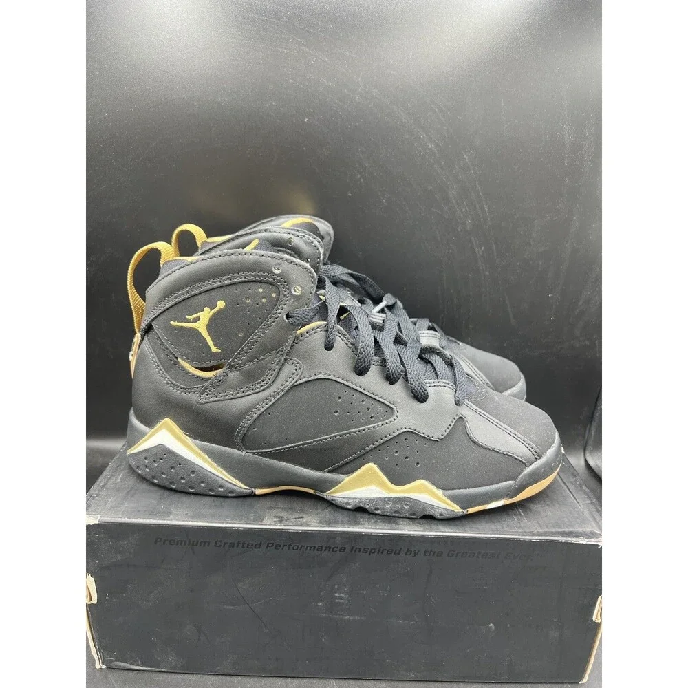 Air Jordan 7 Retro GS Golden Moments SZ 5Y/6.5 Women DS OG ALL (304774-030)